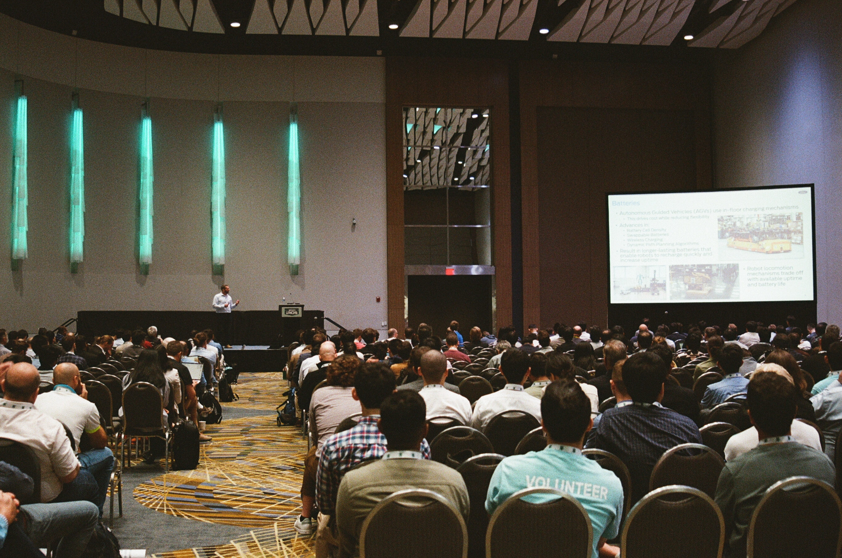 Afternoon keynote talk on Tuesday. Canon Rebel G, EF 38-76 1:4-5.6, Fuji 400